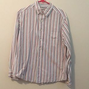 LIKE NEW Arizona Jean Company striped casual shirt